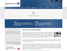 Tablet Screenshot of capitaltrustnigeria.com